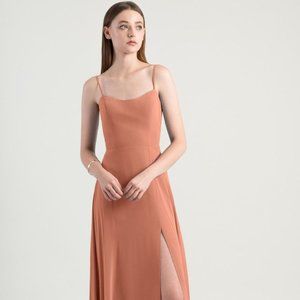 Jenny Yoo Long Bridesmaid Dress Kiara, Sedona Sunset